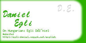 daniel egli business card